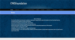Desktop Screenshot of cvhsfoundation.com